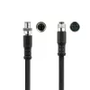 ACT Industrial kabel czujnika 1,50 m M8A 4-pin męski na M8A 4-pin żeński, kabel Ultraflex Xtreme TPE, ekranowany