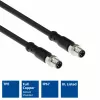 ACT Industrial 3.00 meters Sensor cable M8A 4-pin męski do M8A 4-pin męski, kabel Ultraflex Xtreme TPE, ekranowany