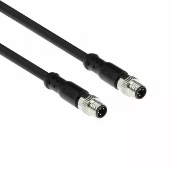 ACT Industrial 5.00 meters Sensor cable M8A 4-pin male to M8A 4-pin male, Ultraflex Xtreme TPE cable, shielded