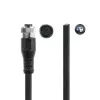 Przemysłowy kabel czujnikowy ACT 1,50 m, M12A 4-pin, żeński do otwartego końca, Superflex Xtreme TPE, ekranowany