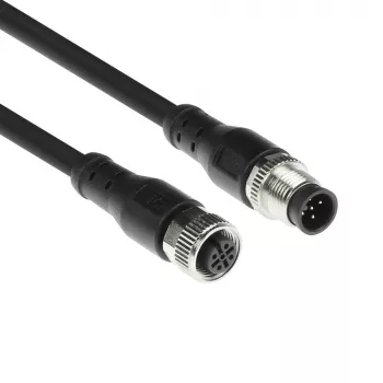 ACT Industrial 1,50 m kabel czujnikowy M12A 5-pin męski na M12A 5-pin żeński, Superflex Xtreme kabel TPE, ekranowany