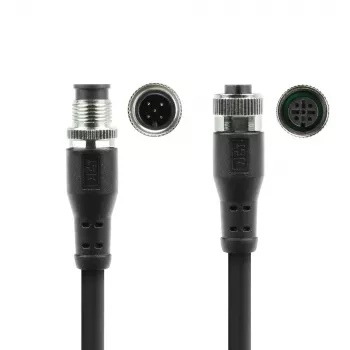 ACT Industrial 5.00 m kabel czujnika M12A 5-pin męski na M12A 5-pin żeński, kabel Superflex Xtreme TPE, ekranowany