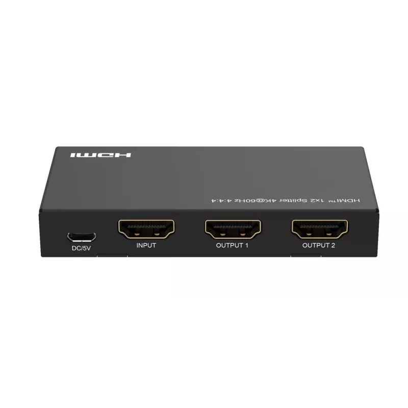 HDMI Splitter Microconnect MC-HDMISPLITTER0102-4K Rozdzielczość 4K Czarny