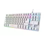 Trust GXT 833W Thado klawiatura Gaming USB QWERTZ Niemiecki Biały