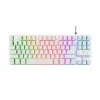 Trust GXT 833W Thado klawiatura Gaming USB QWERTZ Niemiecki Biały