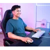 Trust GXT 833W Thado klawiatura Gaming USB QWERTZ Niemiecki Biały