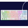 Trust GXT 833W Thado klawiatura Gaming USB QWERTZ Niemiecki Biały