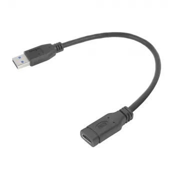 Adapter USB ACT AC7460 USB A męski na USB‑C żeński 24‑pin, 20 cm, 5 Gb/s