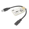 Adapter USB ACT AC7460 USB A męski na USB‑C żeński 24‑pin, 20 cm, 5 Gb/s