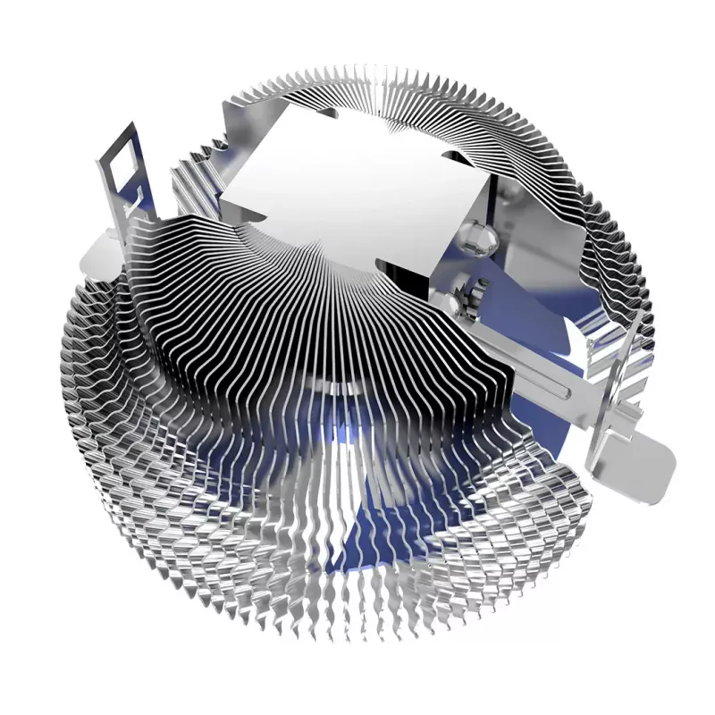 Zestaw chłodzący PCCOOLER E90 Top-Blow CPU Cooler 8 cm 1000-2000 RPM Łożysko hydrauliczne Niebieski