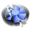 Zestaw chłodzący PCCOOLER E90 Top-Blow CPU Cooler 8 cm 1000-2000 RPM Łożysko hydrauliczne Niebieski