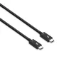 Kabel Lindy Thunderbolt 5 1 m, 80 Gbps, pasywny, męski, męski, 1 m, 80 Gbit/s, czarny, nikiel