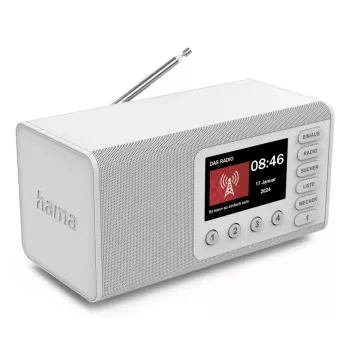 Radio osobiste Hama DR1001 DAB DAB+ FM Tuner cyfrowy 5W