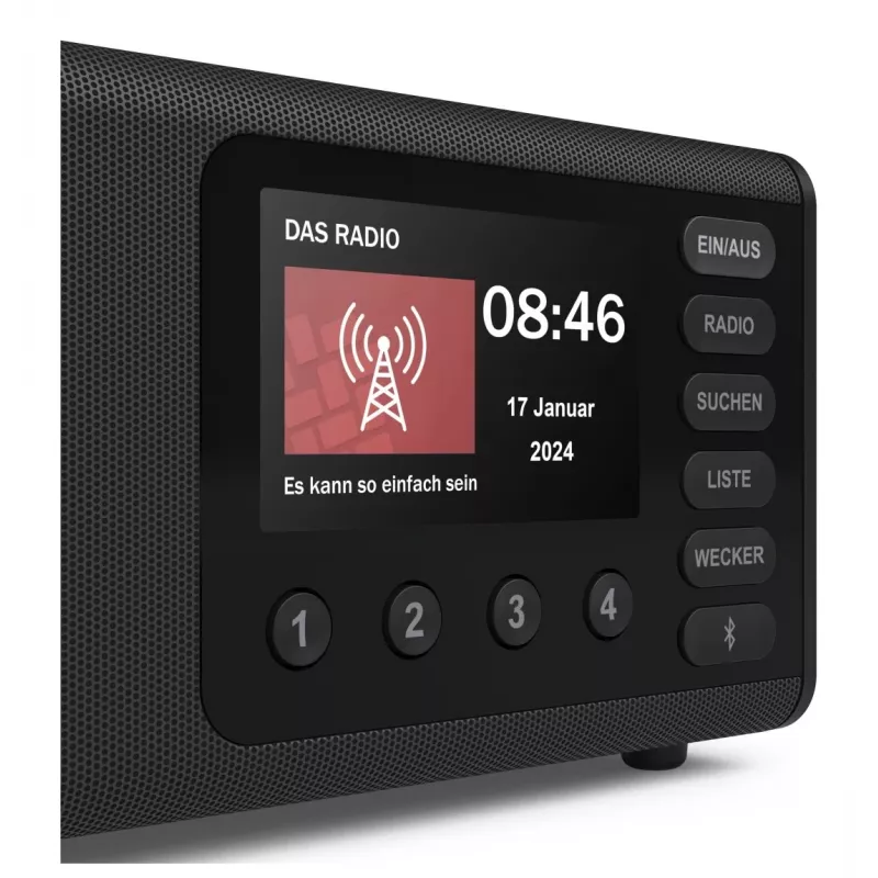 Radio osobiste Hama DR1001 cyfrowe DAB DAB+ FM 5 W Wyświetlacz TFT