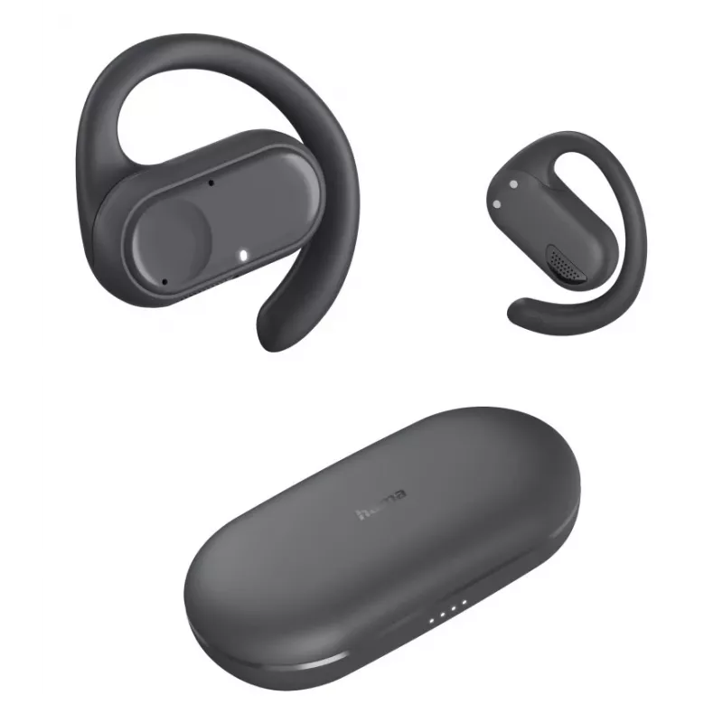 Hama Spirit Open Zestaw słuchawkowy True Wireless Stereo (TWS) Douszny Połączenia/Muzyka Bluetooth Czarny