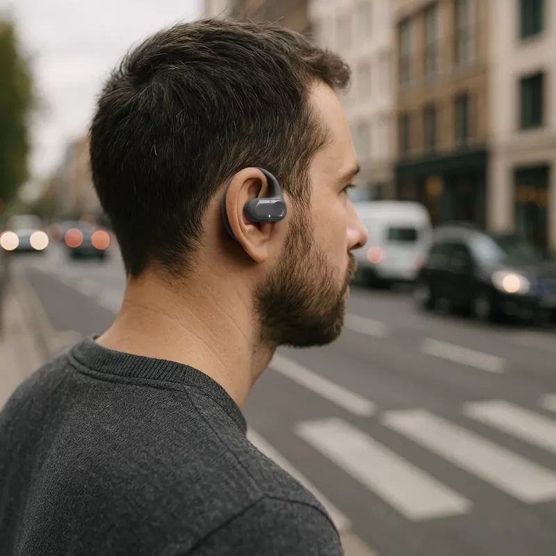 Hama Spirit Open Zestaw słuchawkowy True Wireless Stereo (TWS) Douszny Połączenia/Muzyka Bluetooth Czarny