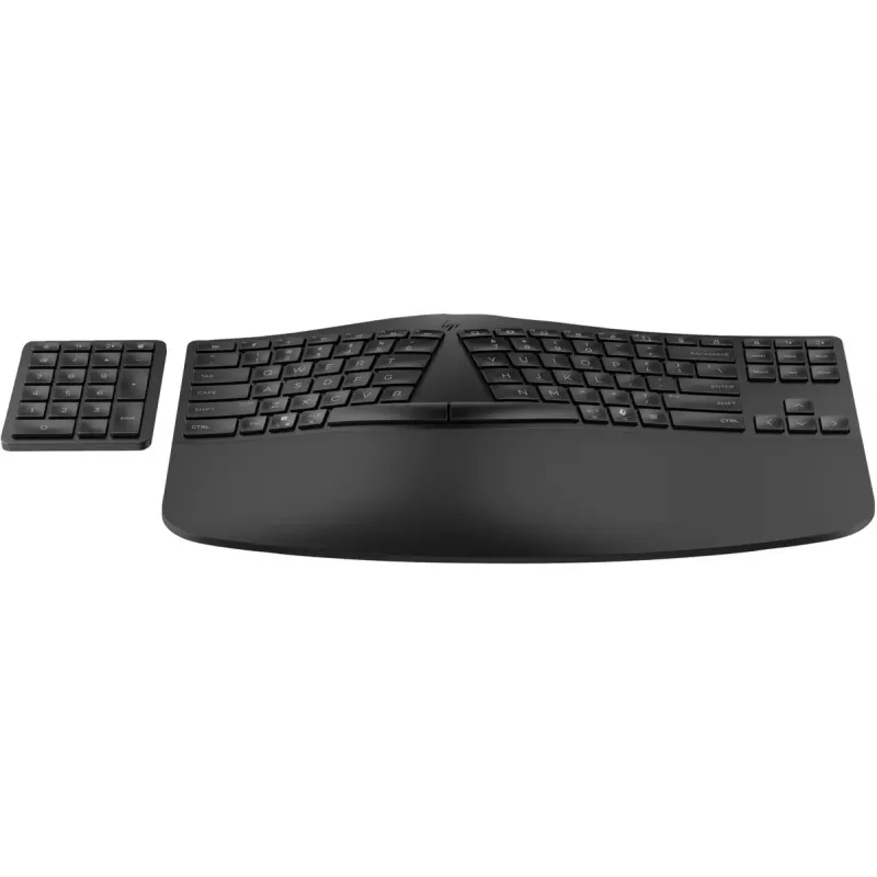 Klawiatura HP 960 Ergonomic Wireless klawiatura pełnowymiarowa 100% RF Wireless + Bluetooth membranowa czarna do domu