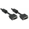 Kabel monitorowy Manhattan VGA (z rdzeniami ferrytowymi), 15 m, czarny, męski na męski, HD15, kabel o wyższej specyfikacji SVGA (w pełni kompatybilny), ekranowanie z rdzeniami ferrytowymi pomaga zminimalizować zakłócenia EMI dla lepszej transmisji obrazu, dożywotnia gwarancja
