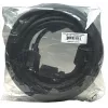 Kabel monitorowy Manhattan VGA (z rdzeniami ferrytowymi), 15 m, czarny, męski na męski, HD15, kabel o wyższej specyfikacji SVGA (w pełni kompatybilny), ekranowanie z rdzeniami ferrytowymi pomaga zminimalizować zakłócenia EMI dla lepszej transmisji obrazu, dożywotnia gwarancja