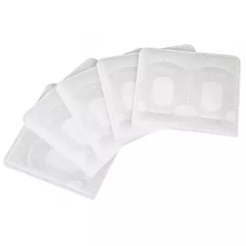Hama Samoprzylepne etui “SD”, opakowanie 5 szt., MMC, SD, 2 karty, Polipropylen (PP), Przezroczysty, Biały, 75 mm, 70 mm