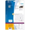 Samoprzylepne etykiety do drukarki HERMA Video labels A4 78.7x46.6 mm
