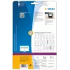 Etykiety HERMA ZIP dyskietki A4 59x50 mm biały papier matowy 375 szt.