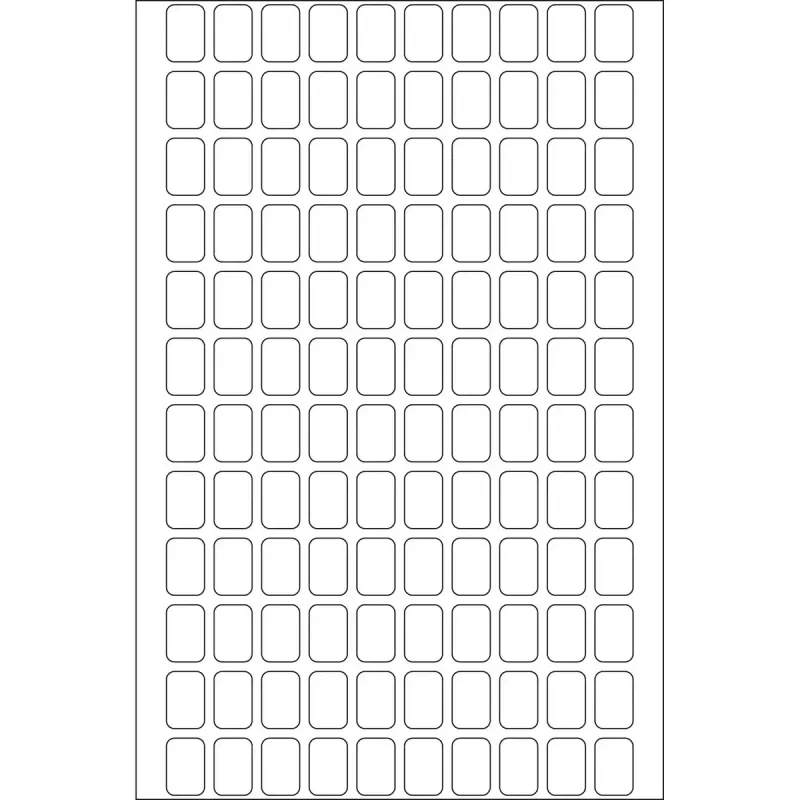 Wielozadaniowe etykiety HERMA 8x12 mm białe matowe papierowe do ręcznego opisywania 3840 szt.