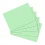 Kartka indeksowa Herlitz 10901452 Zielona 100 szt. Papier w kratkę 170 g/m²
