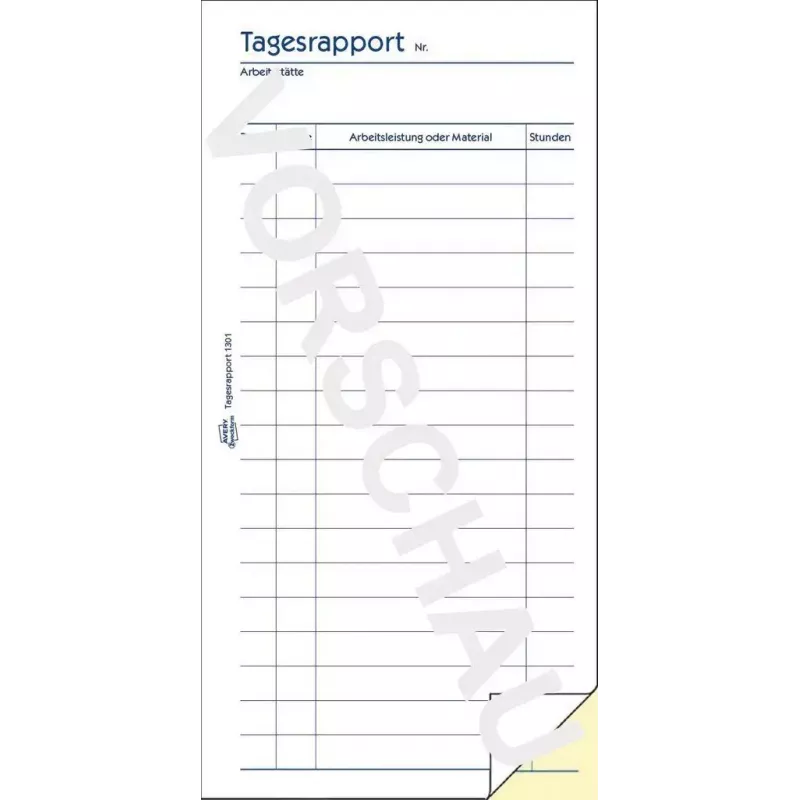 Formularz księgowy/książka AVERY 1301 50 stron