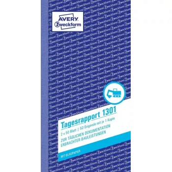 Formularz księgowy/książka AVERY 1301 50 stron