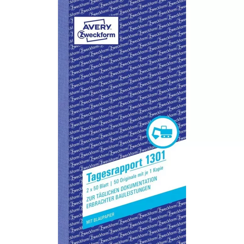 Formularz księgowy/książka AVERY 1301 50 stron