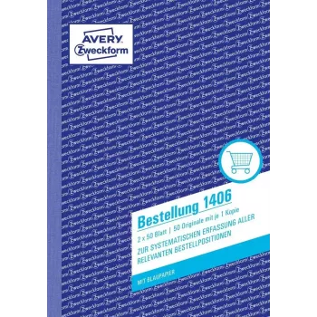 Formularz/książka rachunkowa A5 Avery 1406