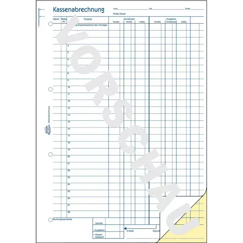 Formularz/księga rachunkowa AVERY 1757