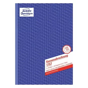 Formularz/księga rachunkowa AVERY 1757