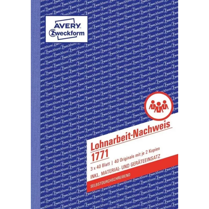 Formularze biznesowe Avery 1771