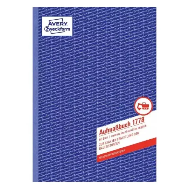 Formularz/księga rachunkowa AVERY 1778