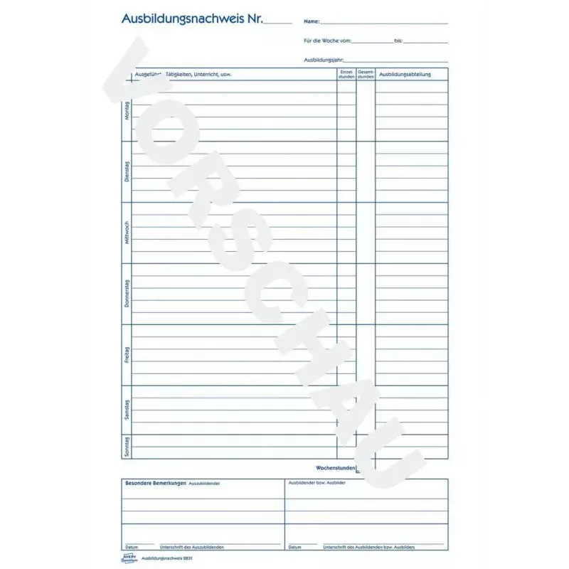 Weekly appointment book Avery 2831