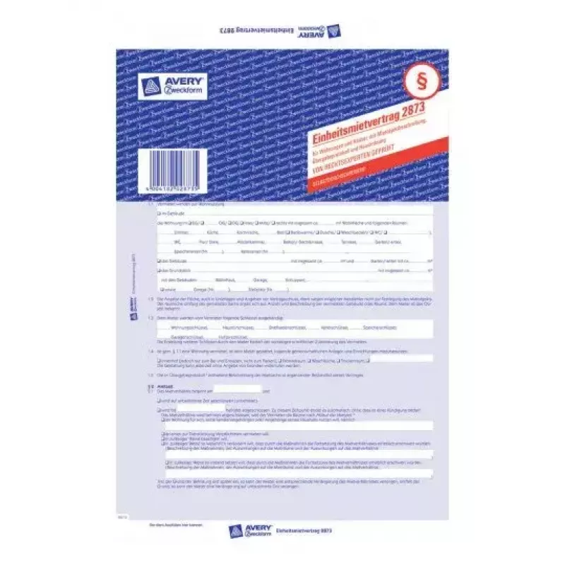 Papier rejestrowy Avery 2873