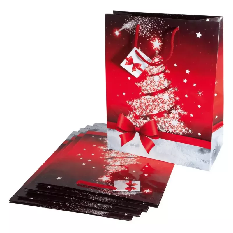 Papierowa torba Sigel GT022 czerwona