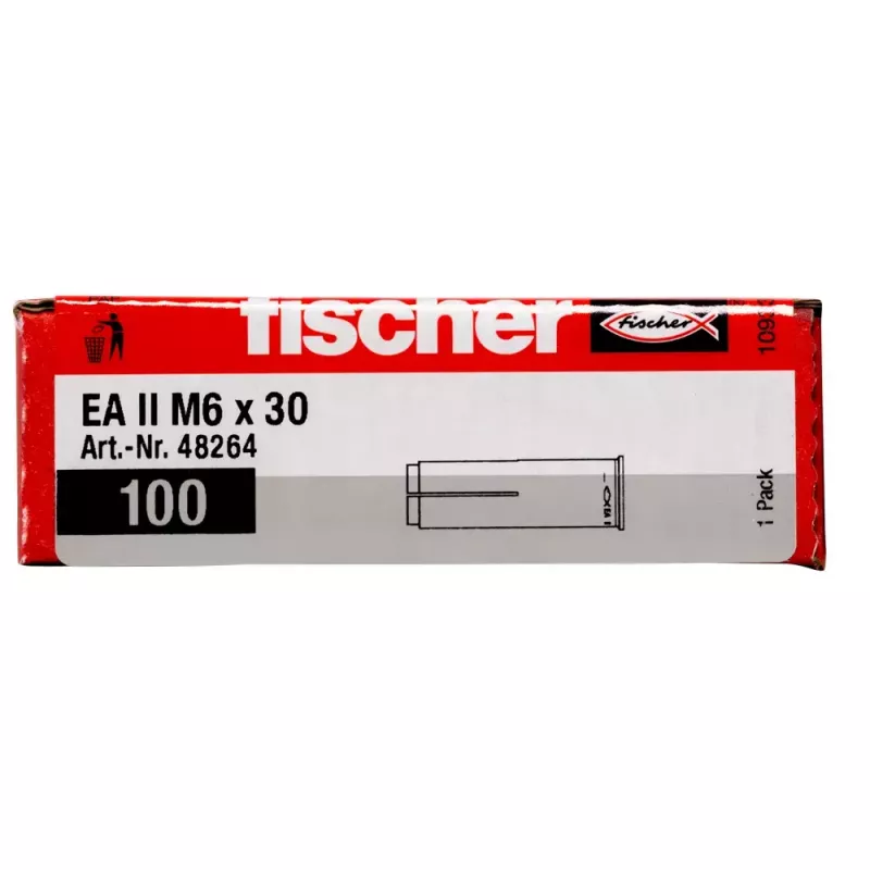 Kotwa Fischer EA II M6 100 szt. 30 mm