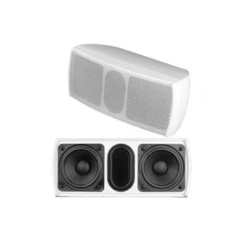 Głośnik pełnozakresowy Omnitronic 11036907 biały przewodowy 15 W