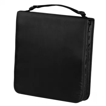 Hama Etui na płyty CD Nylon 160, czarne, 160 płyt