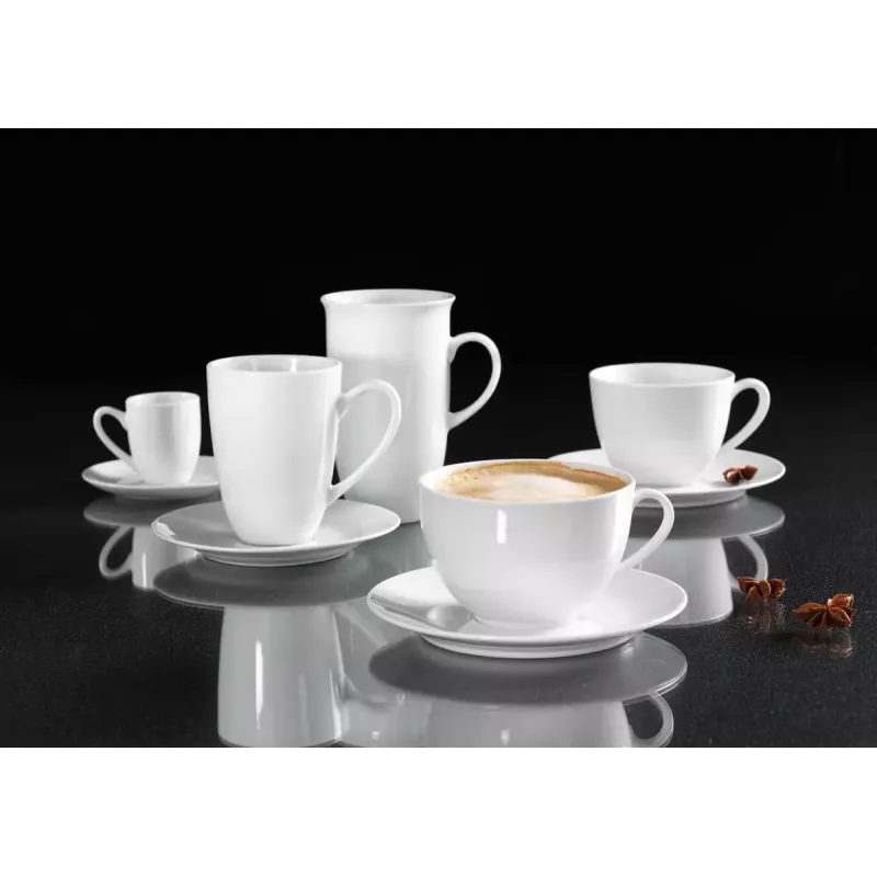 Cup Single Snap by R&B BIANCO biały Cappuccino 0.3L