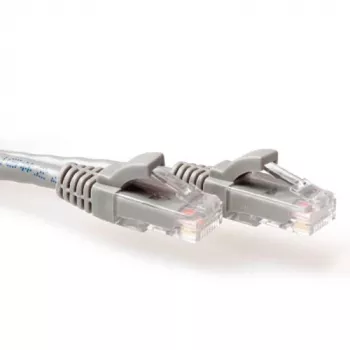 ACT Szary 7 metrów kabel krosowy U/UTP CAT6A z zaślepką, ze złączami RJ45