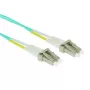ACT 2-metrowy kabel światłowodowy LSZH Multimode 50/125 OM3 duplex ze złączami LC