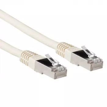 ACT Ivory 1 metr LSZH SFTP CAT6A kabel krosowy z wtykami RJ45