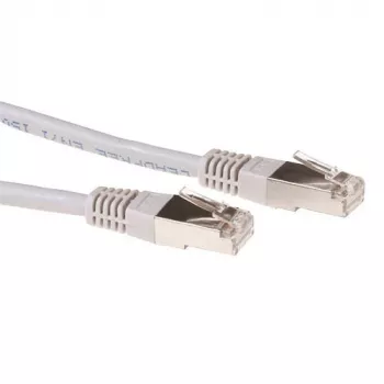 ACT Szary 15-metrowy kabel krosowy LSZH SFTP CAT6A ze złączami RJ45