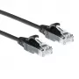 ACT Czarny 3 metry LSZH U/UTP CAT6 do centrów danych slimline kabel krosowy bez zaczepów ze złączami RJ45