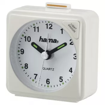 Hama A50 Kwarcowy budzik Biały