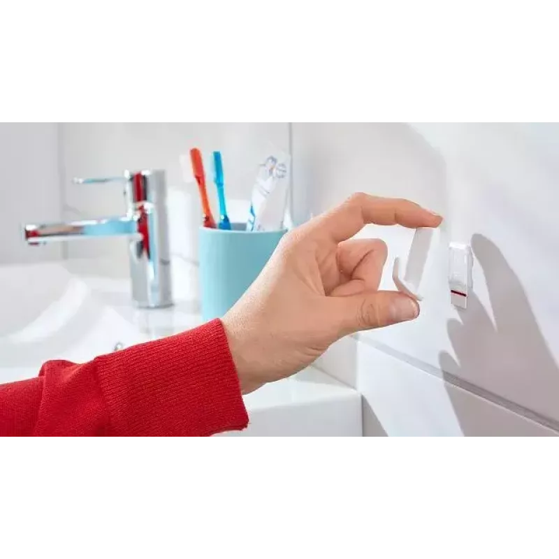 Haczyk na ręczniki TESA 57072-00000 Wewnętrzny Biały 3 szt.